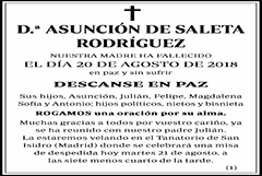 Asunción de Saleta Rodríguez